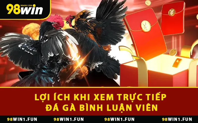 Lợi ích khi xem trực tiếp đá gà bình luận viên